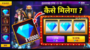 Free diamonds app daily new 30 scratch card. Free Fire Diamond Spin Event How To Get 10 000 Diamond Free Fire Youtube