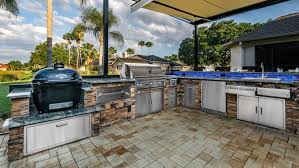 A good outdoor living design can include a kitchen as well, but can also be a convenient place to take a break, get some shade by the pool, watch the. Premier Outdoor Kitchen Tampa Orlando Fl Outdoor Store Grills
