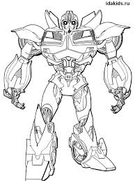 Bumblebee Coloring Page Print Transformers Coloring Pages