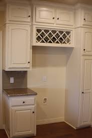 Built In Wine Rack Above Fridge Still On The Fence About This One But Maybe Kitchen Wine Rack Built In Wine Rack Kitchen Cabinet Wine Rack
