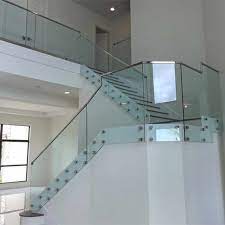 Source Frameless Glass Stair Railing Cheap Price Standoff For Glass Balustrade On M Alib Glass Railing Stairs Frameless Glass Balustrade Balcony Railing Design