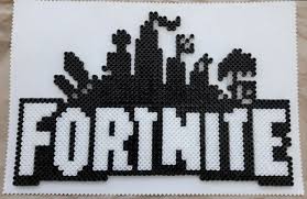 Fortnite Game Logo Wall Decoration Decal Hama Beads Original Gift Christmas Xmas Hama Beads Design Hama Beads Perler Bead Art