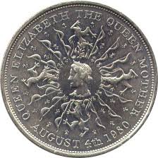 Get great deals on ebay! 25 New Pence Elizabeth Ii Queen Mother Birthday 2 Nd Portrait 1980 United Kingdom Km 921 Coinsbook