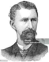 John Francis Armstrong Irish Land League Of America Stock Illustration