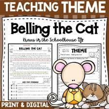 Une série animée de 26 épisodes de 22 minutes a été adaptée de la bande dessinée. Teaching Theme Belling The Cat Tpt Digital Activity Distance Learning