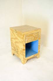 Plywood Side Table Designed By Dj Stuart Of Desert Alchemy Design Studio Click Link To See Blog Post And Vid Side Table Design Plywood Siding Furniture Design