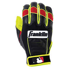 Franklin Cfx Pro Revolt Batting Glove Yellow Black Red