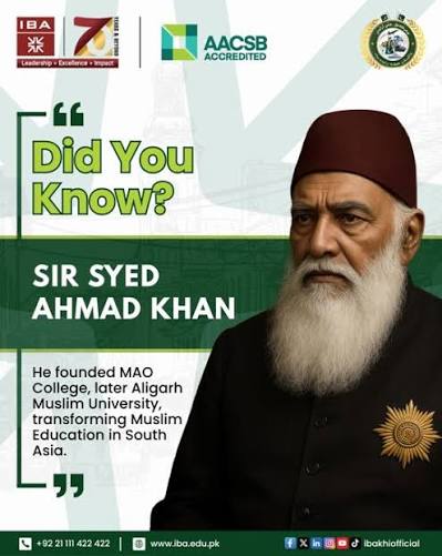 Sir Syed Ahmad Khan — a Revolutionary Force in Muslim Education., He laid the foundation of Muhammadan Anglo-Oriental (MAO) College, which later evolved into Aligarh Muslim University, transforming ...