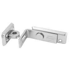 .gate latches have a 90 degree bracket resulting in a positive latch to gate connection. Master Lock 4 3 4 Long Zinc Plated Hardened Steel 90 Degree Angle Bar Hasp Hoover Fence Co