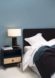 Chevet Essence Noir Deco Chambre Parental Maison Sarah Lavoine Couleur Interieure