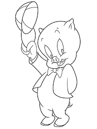 Fun, printable, free coloring pages can help children develop important skills. Porky Pig Coloring Page 1001coloring Com