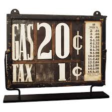 Check spelling or type a new query. 1930 S Gas Station Sign Presented On A Custom Museum Stand 9 5 In X 2 In X Width Length 11 5 In Sold Price Signs Gas Station Prices Old Gas Stations