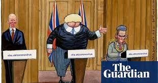Footage shows chaotic scenes by harrods as hundreds of people flocked to the nearby pubs and bars in the weekend sun. Steve Bell On Boris Johnson S Daily Coronavirus Briefings Cartoon Opinion The Guardian