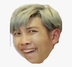Namjoon Btsleader Rapmonster Rapmon Kimnamjoon Bts Memes Face Hd Png Download Kindpng