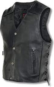 Amazon Com Milwaukee Motorcycle Clothing Company M349m Mens Joker Vest Black Medium Automotive Mens Leather Vest Leather Vest Clothing Company