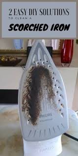 2 Easy Diy Solutions To Clean A Scorched Iron Cleaning Hacks Homemade Shower Cleaner Cleaning