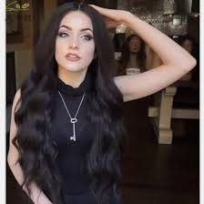 2020 popular 1 trends in hair extensions & wigs, apparel accessories, beauty & health, jewelry & accessories with black wavy hairstyles and 1. Shop Fashion Women Long Wavy Hair Black Color Wigs Cosplay Healthy Hair For Black Women Color Black Online From Best Full Cap Wigs On Jd Com Global Site Joybuy Com