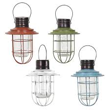 This night is dazzling with bright light and they charge on sunlight. Enchanted Garden 14 Metal Glass Solar Led Lantern Assorted Colors At Menards