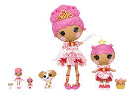 Amazon.com: Lalaloopsy Sew Royal Princess Party- 4 Dolls + 3 Pets Including  Crumpet & Teacup Hearts (Large+Little+Minis) Tiara with Reusable Castle  Playset- Toy for Kids, Toys for Girls Ages 3 4 5+