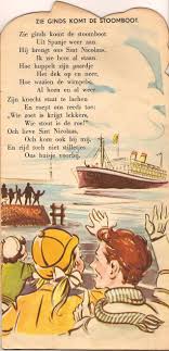 Prachtig Beeld Uit Vintage Boek Blijft Een Leuke Manier Om Met De Kleintjes Sinterklaasliedjes Te Oefenen Sinterklaas Sint Nicolaas Stoomboten