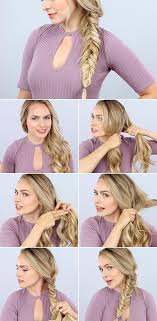 Step 3 divide gathered hair into 3 sections, as you would a normal plait. Side Braid Hairstyles A Step By Step Guide 30 Side Braid Hairstyles