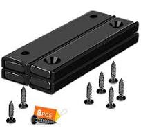 DIYMAG Black Strong Neodymium Rectangular Pot Magnets with ...