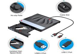Dick Smith External Cd Dvd Drive For Laptop Usb 3 0 Type C Superdrive Portable Burner Player Writer Cd Dvd Rw For With Windows 10 8 7 Xp Vista Mac Os System Dvd Drives Burners