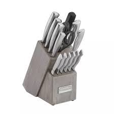 Cuisinart Classic 15pc Stainless Steel Knife Block Set C77ss 15pt In 2020 Knife Block Set Knife Block Knife