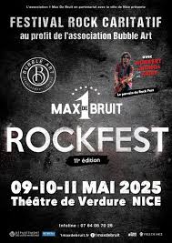 Rock Fest 1 Max de Bruit 2025 Nice programmation et billetterie