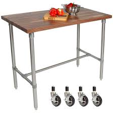 We did not find results for: Cucina Classico 48 Wide Kitchen Island With Stainless Steel Base And 1 1 2 Thick Walnut Or Cherry Edge Grain Blended Top By John Boos Kitchensource Com