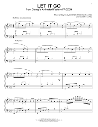 Let it go was also transformed into an easier and shorter pop version, which was featured at. Frozen Let It Go Piano Sheet Music Movie Version Best Music Sheet