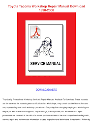 repair manual toyota tacoma 2007 repair manual. Toyota Tacoma Workshop Repair Manual Download By Estelle Irene Issuu