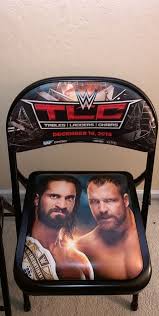 Wwe Tlc 2018 Chair San Jose Sap Center Wrestling Wwe Wwf Tlc Celebrity Kids Wwf