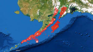 A sufficiently large earthquake magnitude and other information triggers a tsunami warning. Large Earthquake Off Alaska Prompts Tsunami Fears Fleeing