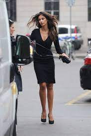 Madalina ghenea in red dress on july 13, 2016. Pin On Black Is Always Elegant