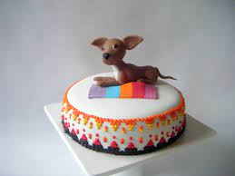 Pin By Petite Patisserie On Cakes Pies Dog Cakes Dog Shape Cake Chihuahua Cake