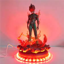 Uzumaki naruto kurama 3d printable model stl $ 3.00. Naruto Figure Might Guy Led Decorative Night Light Could Guy Statue Base Usb Led Desk Bedroom Lamp For Christmas Gifts Toy Dolls Led Night Lights Aliexpress