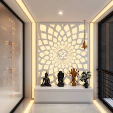 A Hypnotic Aum Back Lit Panel In The Pooja Room Room Door Design Pooja Room Door Design Pooja Room Design We hope you enjoy our growing collection of hd images. pooja room