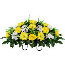 Flowers For Cemeteries Inc Cemetery Flowers White Flower Arrangements Flowers For Mom