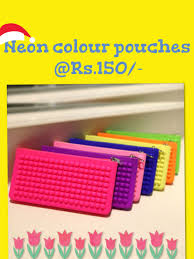Birthday Return Gift Ideas For 150 Rs Neon Pouches Neon Colors Pouch Neon