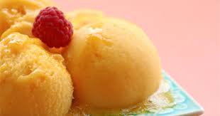 Ginger Peach Sorbet Recipe Recipes Orange Sorbet Peach Sorbet