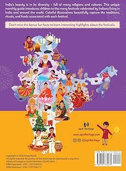 India - The Land of Festivals: A Monthly Guidebook to Diverse Celebrations (India Festival) : Mohla, Anuja, Maruthupandiyan, Gowthami, Singh, Aditi Wardhan: Amazon.in: Books
