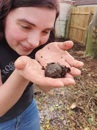 Whilst gardening today, I found this great big Toad/Frog in the pond :-)
