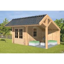 Remise Bergen Xl Typ 3 677x452 Natur Holz Von Tuindeco Haus Remise Gartenhaus