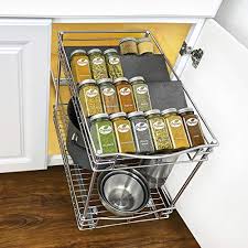 We offer a complete selection of pull out under cabinet organizers for any cabinet in your home. Lynk Professional 430411ds Spice Rack Tiendamia Com