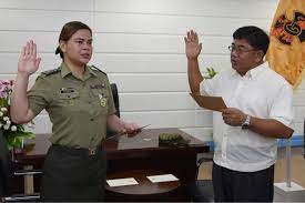 Davao City Mayor Inday Sara Duterte was promoted today as Colonel in the  Reserve Force, Armed Forces of the Philippines (AFP). Also promoted were  former Congressman Isidro Ungab and Mr. Edgar Crisanto
