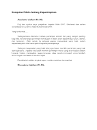 Salah satu tokoh yang mempunyai kemampuan dalam tradisi komunikasi retorika adalah ir. Kumpulan Pidato Tentang Kepemimpinan