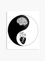Black And Yellow Sign Meaning Golden Brain And Heart Yin Yang Sign Google Pretrazivanje Ying Yang Art Space Tattoo Yin Yang Tattoos