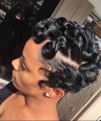 The results are worth it and perfect for a vintage look. 25 Sensational Pin Curls On Black Hair