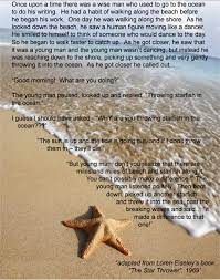 Becoming A Starfish Thrower Starfish Story How To Become Starfish